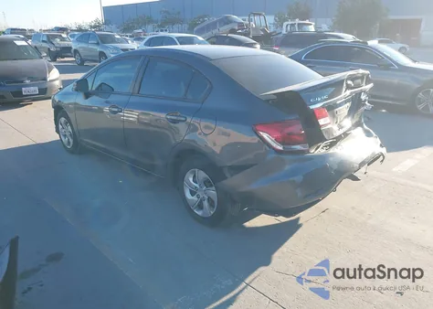 2013 Honda Civic Lx from USA, damaged, VIN 2HGFB2F58DH576909